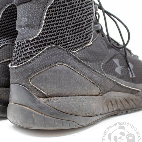 Under Armour Valsetz RTS Black High Top Tactical Sneaker Boots Size 9 1250234 - Picture 5 of 7